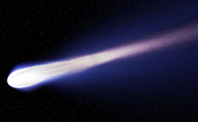 Coada si nucleul cometei Halley