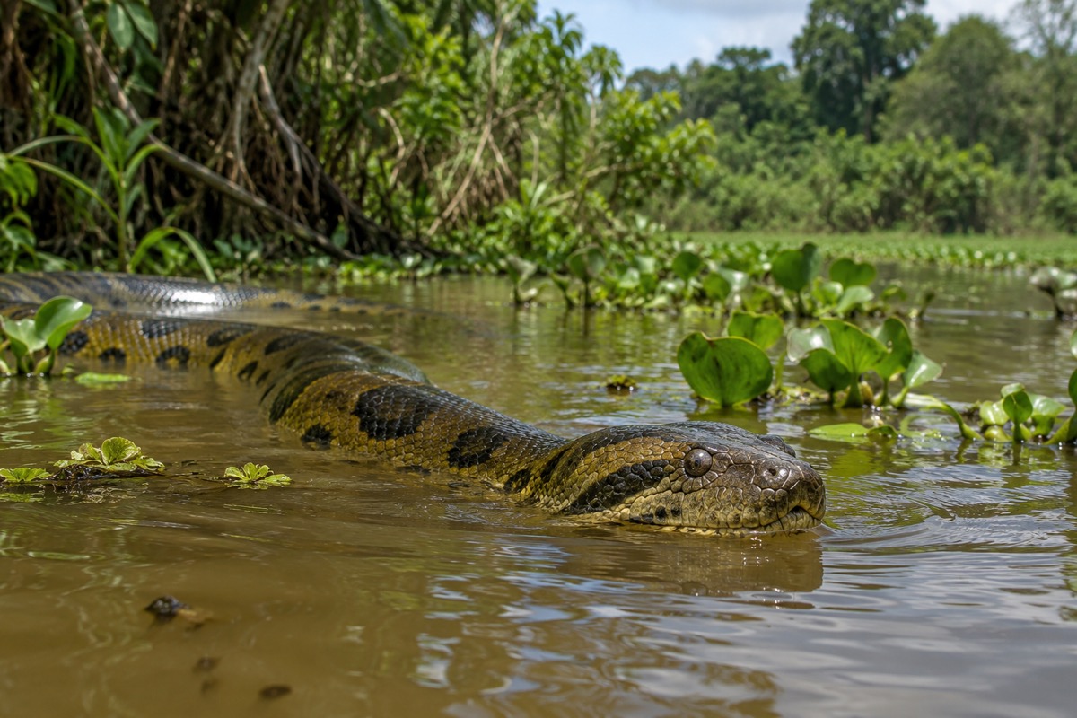 Curiozități despre anaconda pe care copiii le pot înțelege ușor