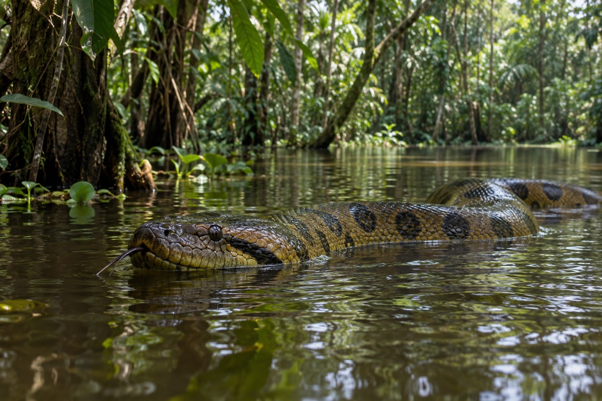 Cât de mare poate ajunge anaconda și de ce poveștile despre ea scapă atât de ușor de sub control